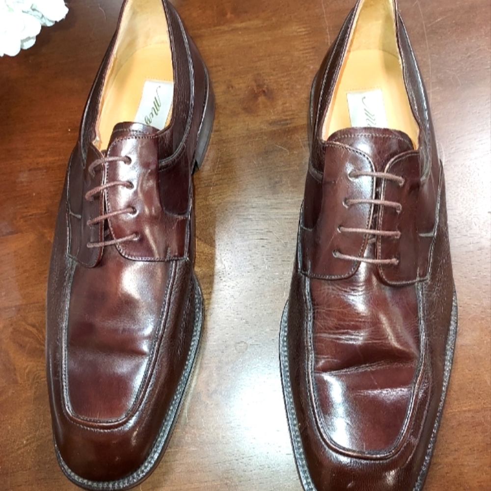 Mezlan La Paz Dress Shoes Mens sz 13 M Brown Leather Lace Up Oxford Derby